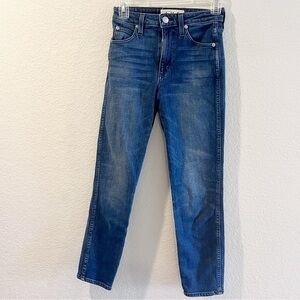 AMO denim jeans High Rise Stix Crop size 24